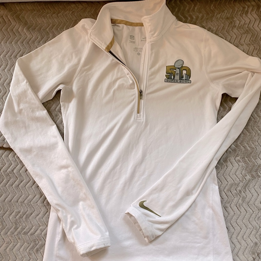 Nike Drifit 50 superbowl long sleeve training shirt